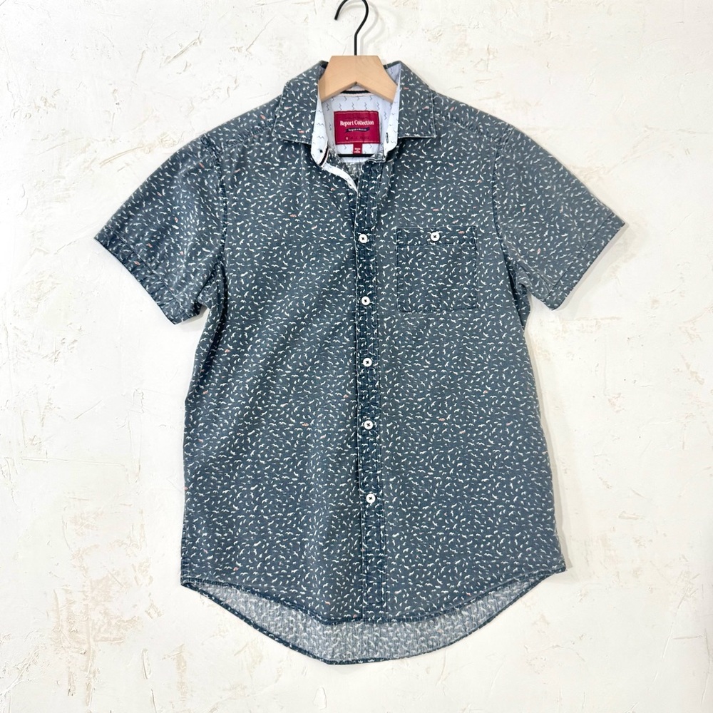 3/$20 Report Collection Short Sleeve Button-Up Shirt
Allover Micro Print Shirt